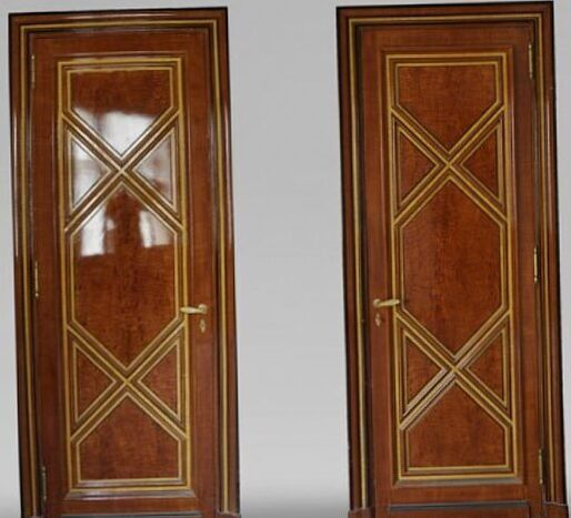Novelty Trompe l'oeil Metallic Distvant Porte