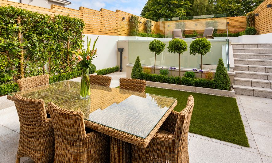 Advice for the layout of the garden furniture