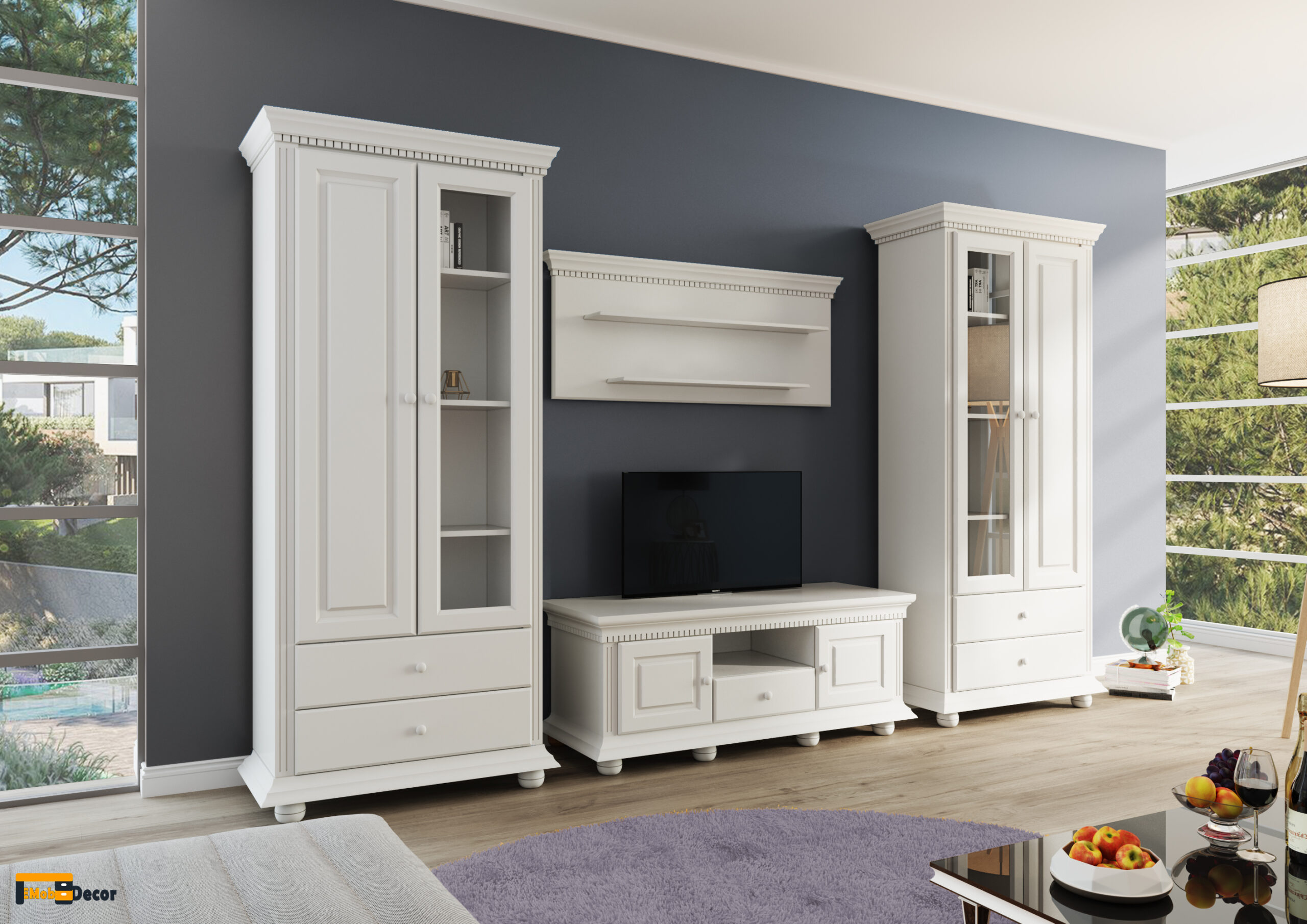 Redefine your living room with exceptional white living furniture