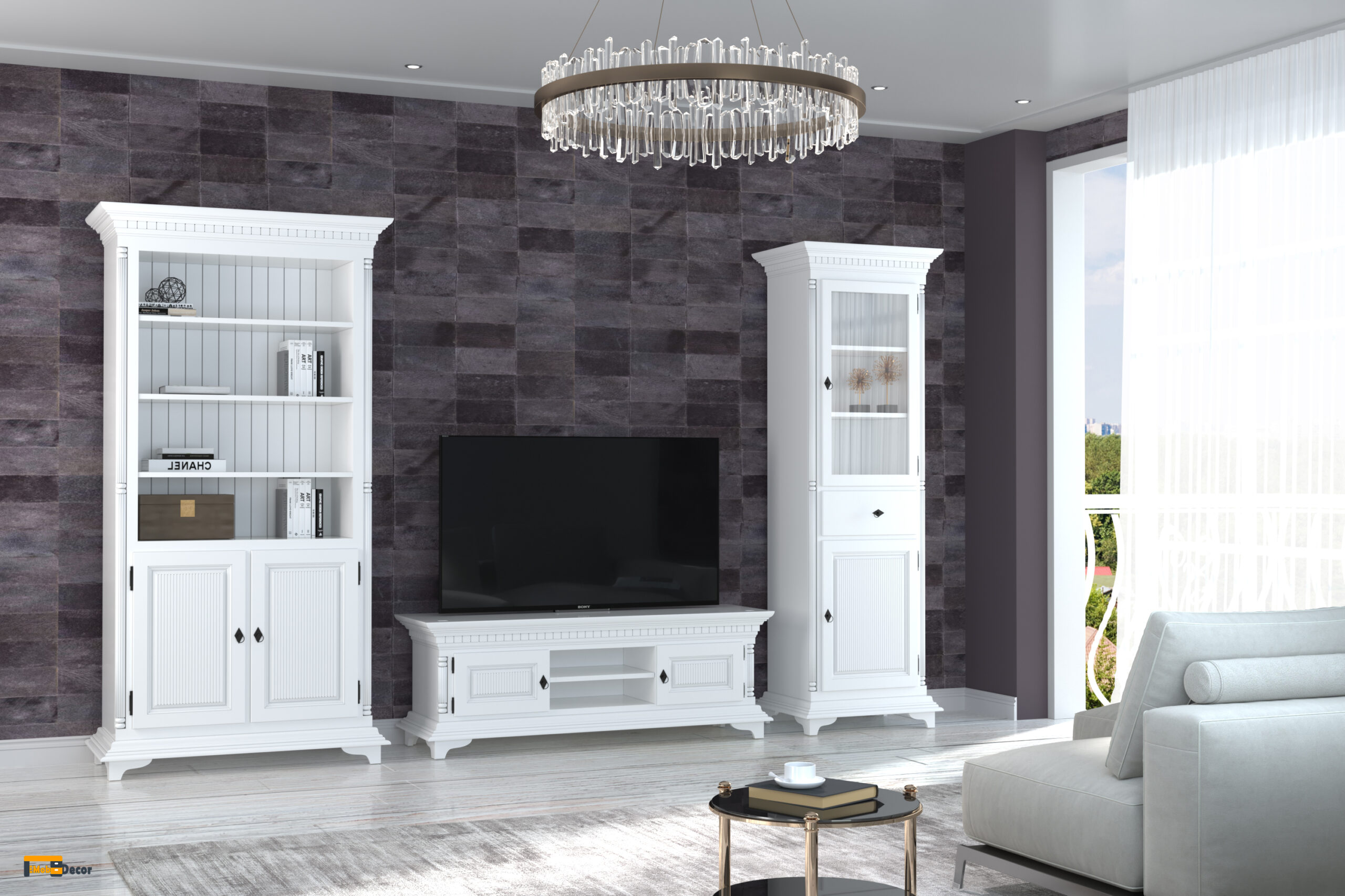 Review your living room with exceptional solid wood furniture